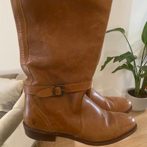Frye Dorado Riding Boots - Cognac size 7.5